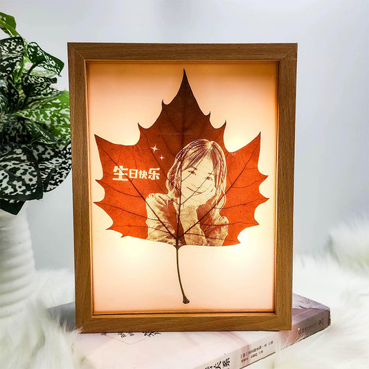 Leaf carving photos, customized