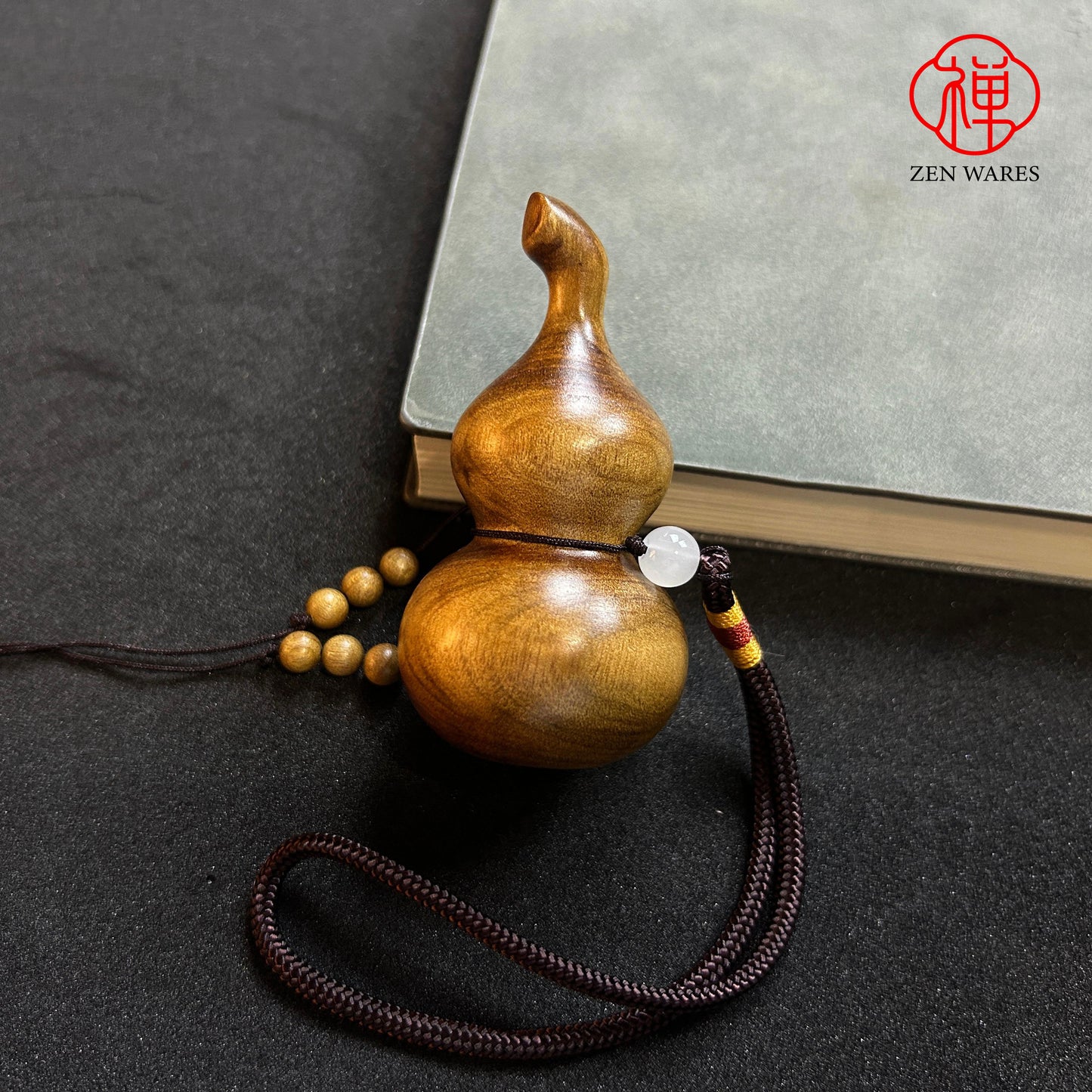 Golden nanmu gourd pendant authentic Chinese Sichuan G170920