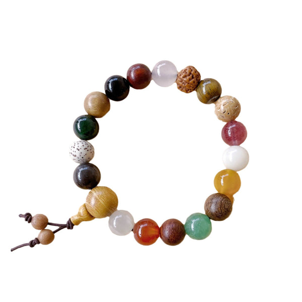 Eighteen Seeds Duobao Bodhi Wood Bracelet Men's and Women's Bracelets Buddha Beads Eighteen Sons B010811