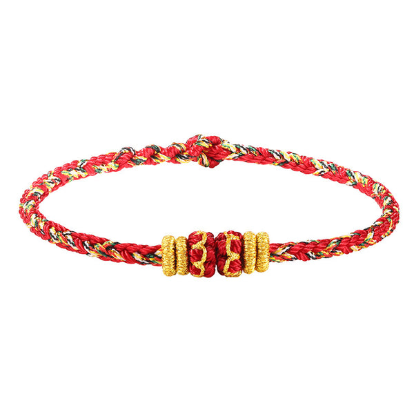 Ward off evil spirits and drive away disasters on behalf of the zodiac self-identity Zodiac woven red rope bracelet unisex B02RS15