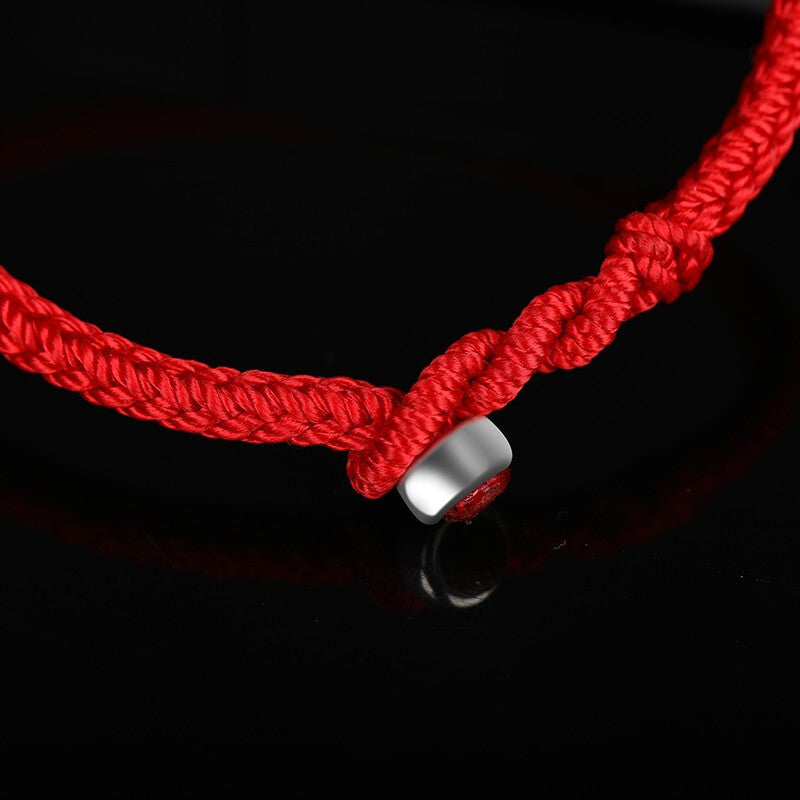 ward off evil spirits and drive away disasters, diamond knot red rope bracelet B04RS13